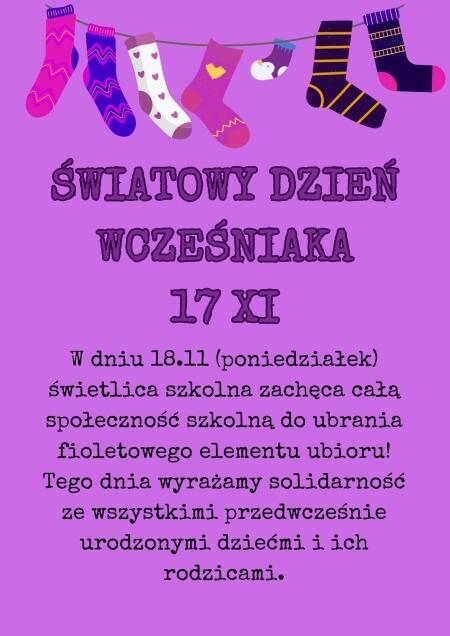 Światowy Dzień Wcześniaka