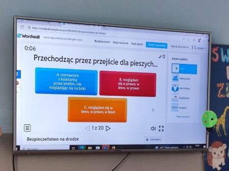 Konkurs z wiedzy na temat bezpieczeństwa w ruchu drogowym