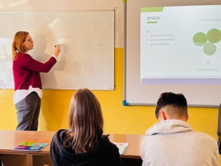 Lekcja z przedstawicielem Zakładu Ubezpieczeń Społecznych